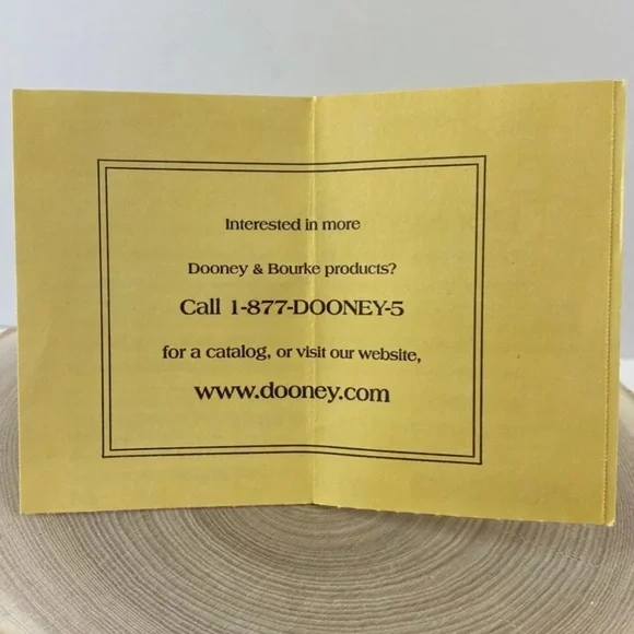 Dooney & Bourke T’Moro Brown Leather Card Holder Sample. Great stocking stuffer! - Picture 8 of 10